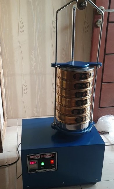 supplier alat laboratorium teknik sipiL mesin sieve shaker electric timer