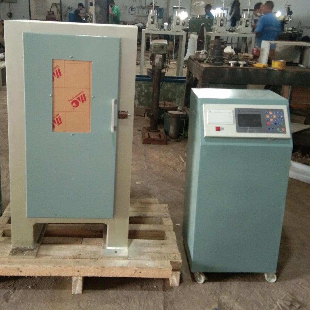 alat compression machine digital print grafik, uji tekan, crushing beton