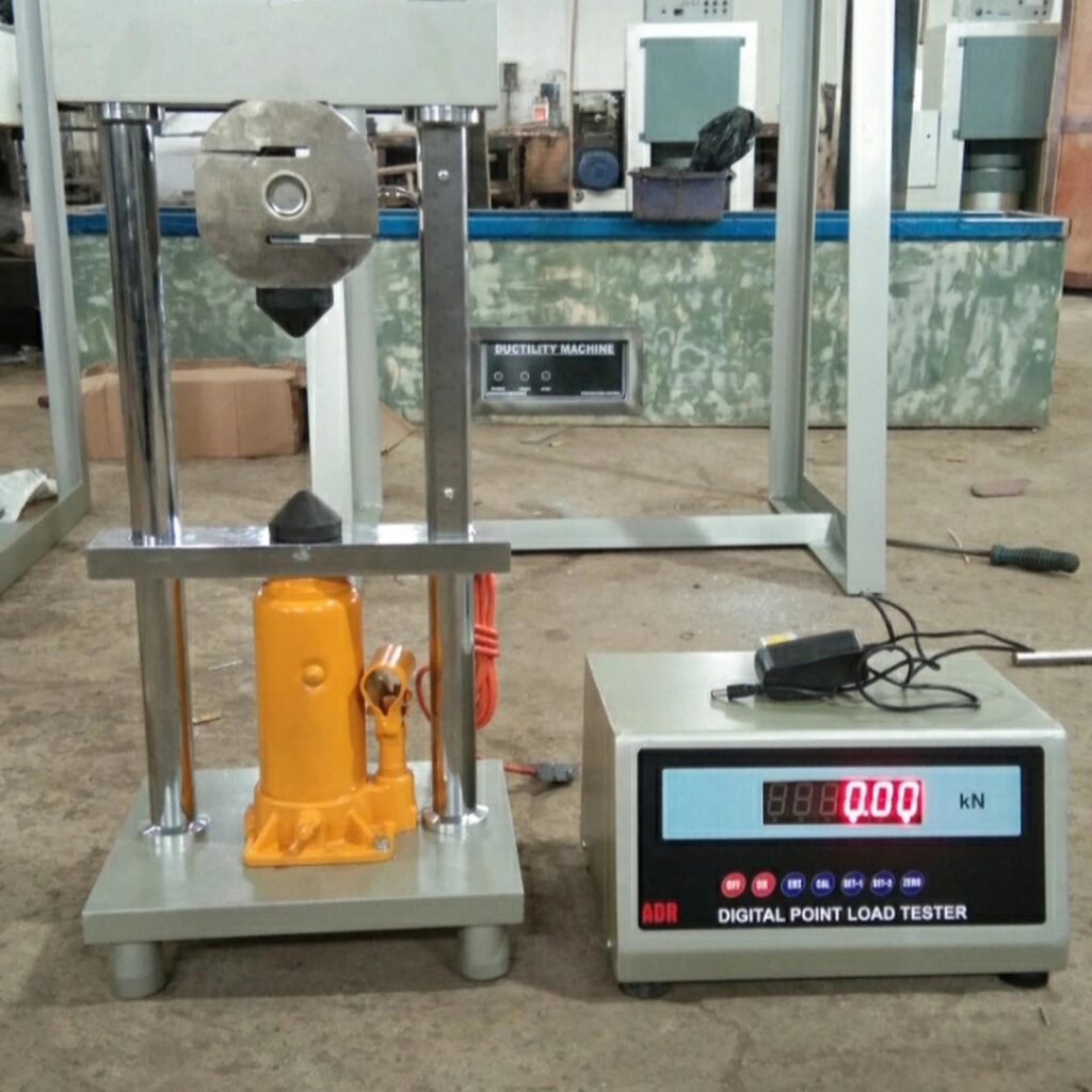 point load tester, uji batuan, uji batu, uji tekan batu,
